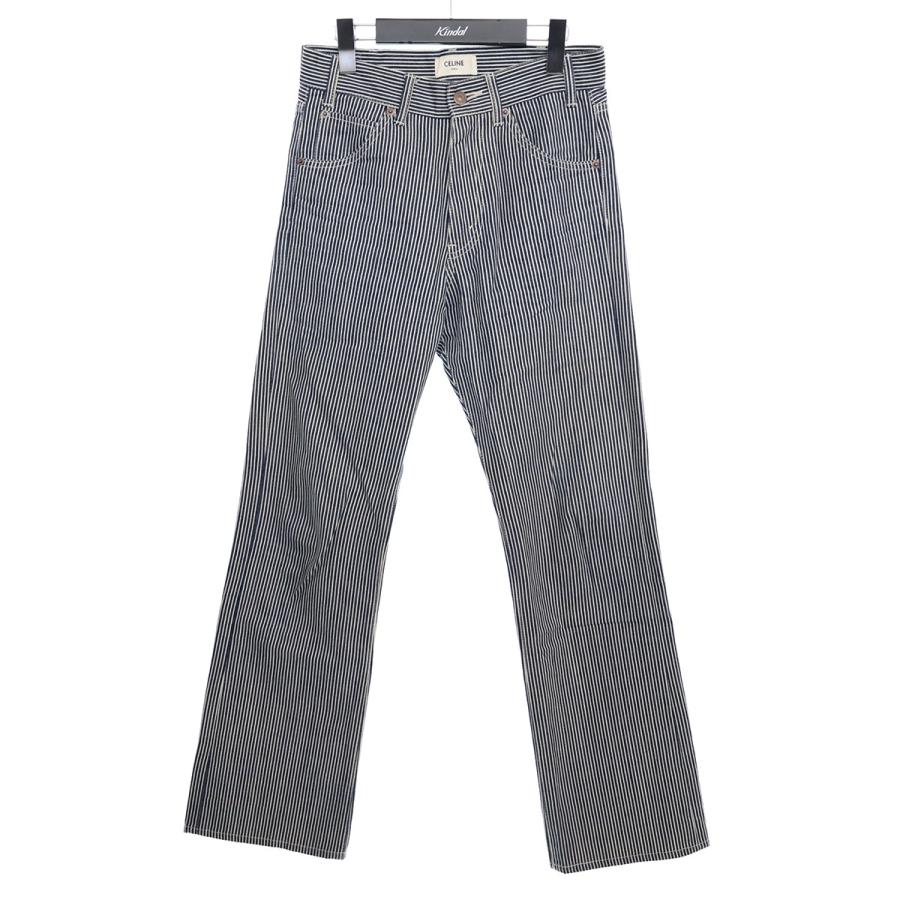 セリーヌCELINE デニム 　ストライプ　ヒッコリー 楽天市場】CELINE(セリーヌ) サイズ:24 ヒッコリーストライプ