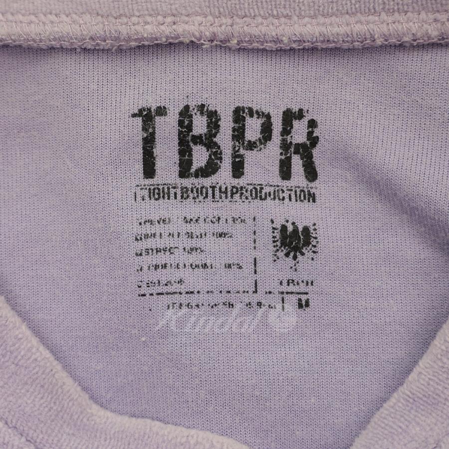 タイトブースプロダクション TIGHTBOOTH PRODUCTION パイル地半袖Tシャツ ラベンダー サイズ：M｜kindal｜06