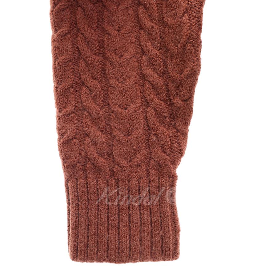 MISTERGENTLEMAN 【値下げ】MR．GENTLEMAN HALF CABLE KNIT 切替