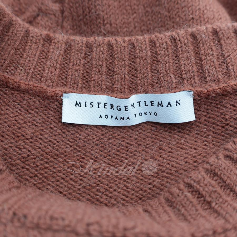 MISTERGENTLEMAN 【値下げ】MR．GENTLEMAN HALF CABLE KNIT 切替