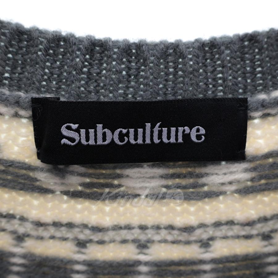 値下げ】Subculture NORDIC EXTRAFINEMERINOWOOL SWEATER ノルディック