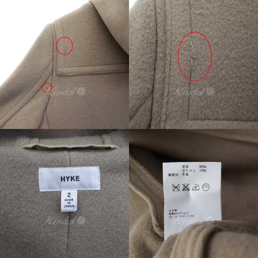 HYKE 【値下げ】HYKE ダッフルコート 152-17031 ベージュ サイズ HYKE 【値下げ】HYKE ダッフルコート 152-17031 ベージュ サイズ