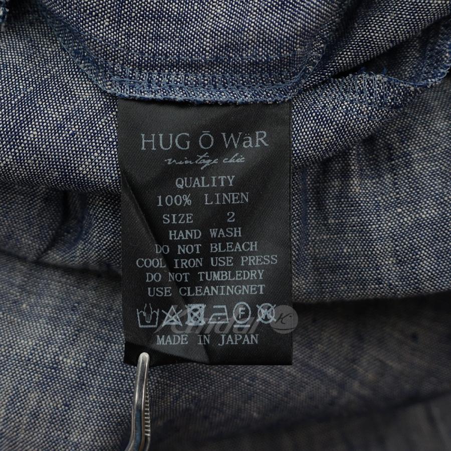 【値下げ】HUG O WaR リネンワンピース ブルー サイズ：2 (明石店)｜kindal｜08