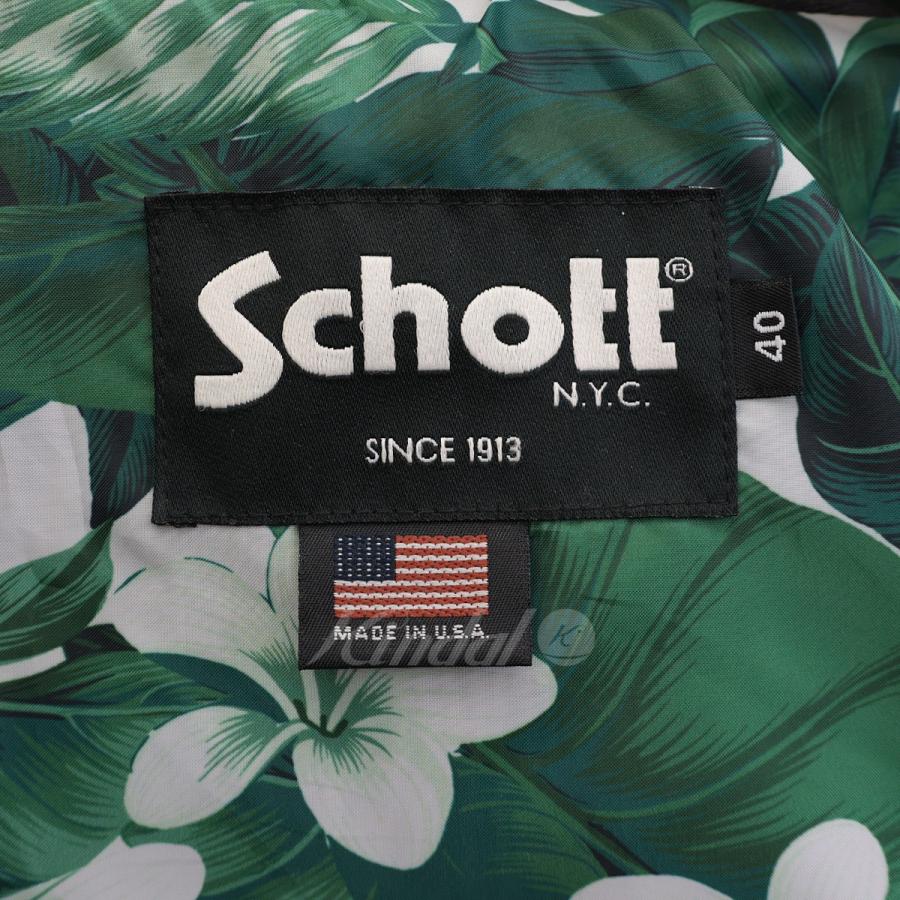 ショット×ソフネット SCHOTT×SOPHNET． シープスキンダブルライダースジャケット　SOPH-190051 ブラック サイズ：L｜kindal｜07