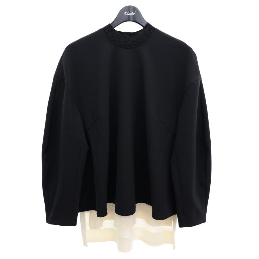 値下げ】ENFOLD 23AW KNIT-LAYERED PULLOVER ニットレイヤードトップス 