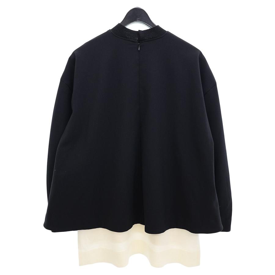 値下げ】ENFOLD 23AW KNIT-LAYERED PULLOVER ニットレイヤードトップス 