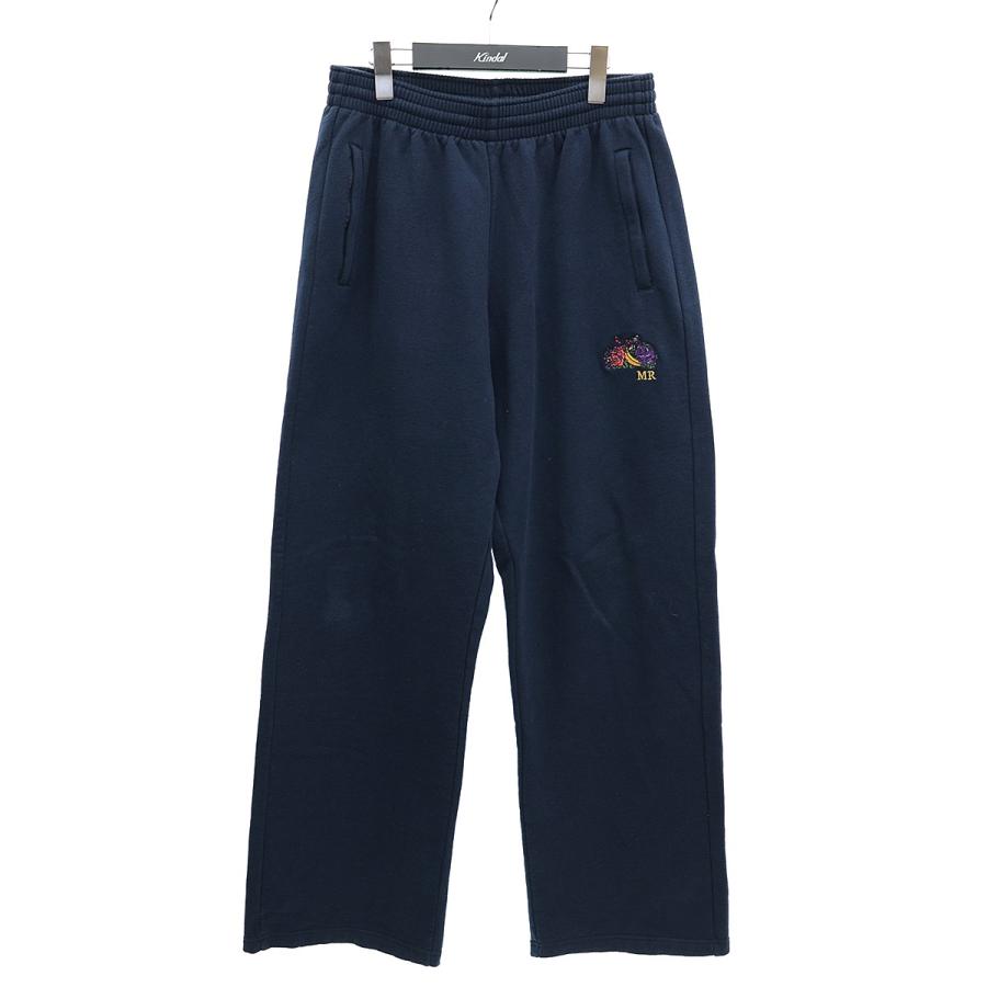 マーティン・ローズ MARTINE ROSE 裏起毛スウェットパンツ ネイビー 