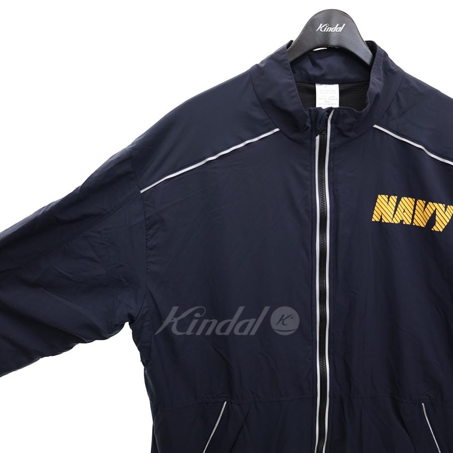 US NAVY US NAVY アメリカ軍　ナイロントラックジャケット　8415-01-647-0277 ネイビー サイズ：L｜kindal｜04