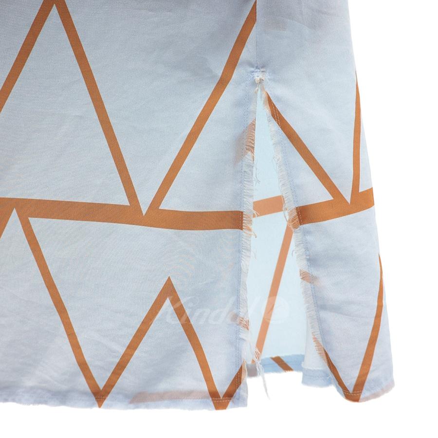 maturely マチュアリー Logogram Print Dress ノースリーブワンピース  