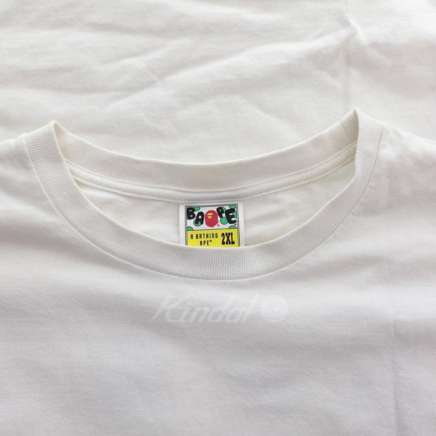 アベイシングエイプ A BATHING APE together strong Tシャツ ホワイト系 サイズ：2XL｜kindal｜05