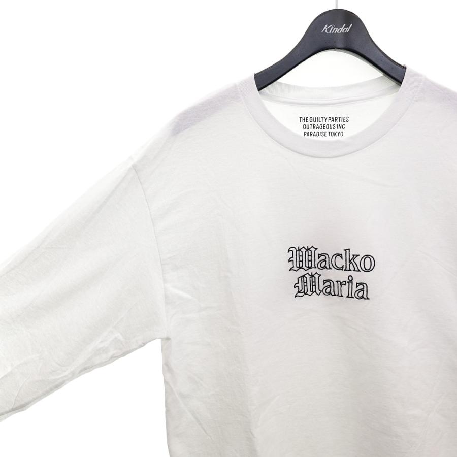 ワコマリア WACKO MARIA TIM LEHI 長袖Tシャツ ホワイト サイズ：L｜kindal｜03