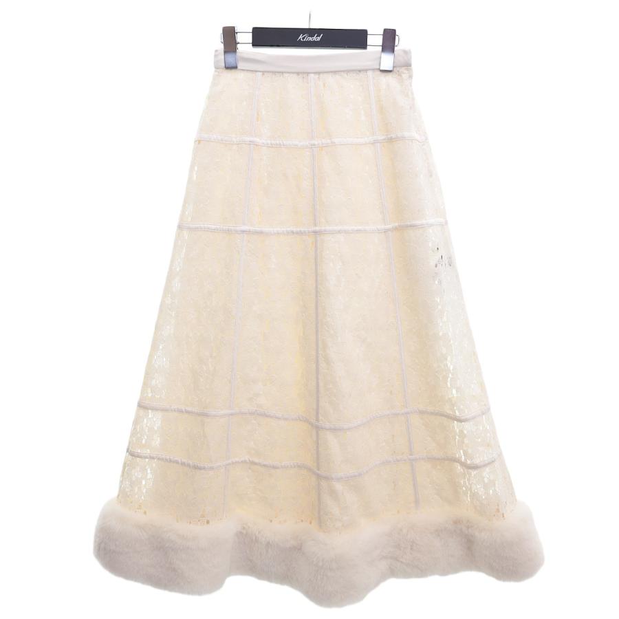 FURFUR ファーファー 22AW エコファーヘムレーススカート RWFS224043 