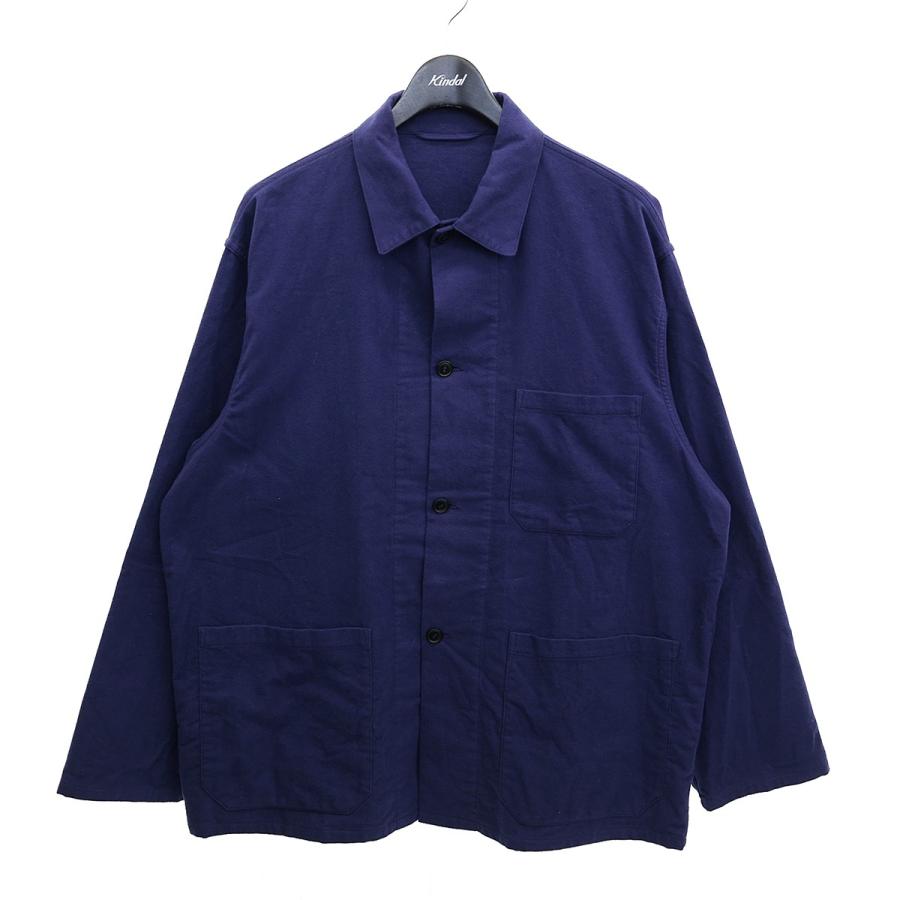 コモリ COMOLI 22AW コットンネルワークジャケット W03-01019 ネイビー 