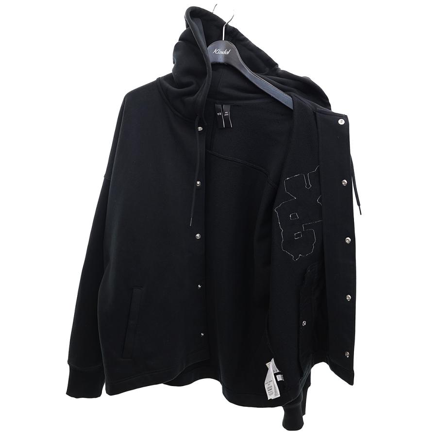 値下げ】Y-3 GFX FT HOODIE スナップボタンパーカー IQ2135 ブラック  