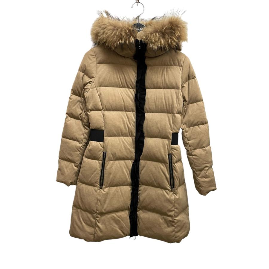 ランバンオンブルー LANVIN en Bleu ダウンコート ベージュ サイズ：36 