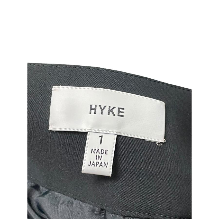 ハイク HYKE プリーツロングスカート 182-14043 021 ブラック 