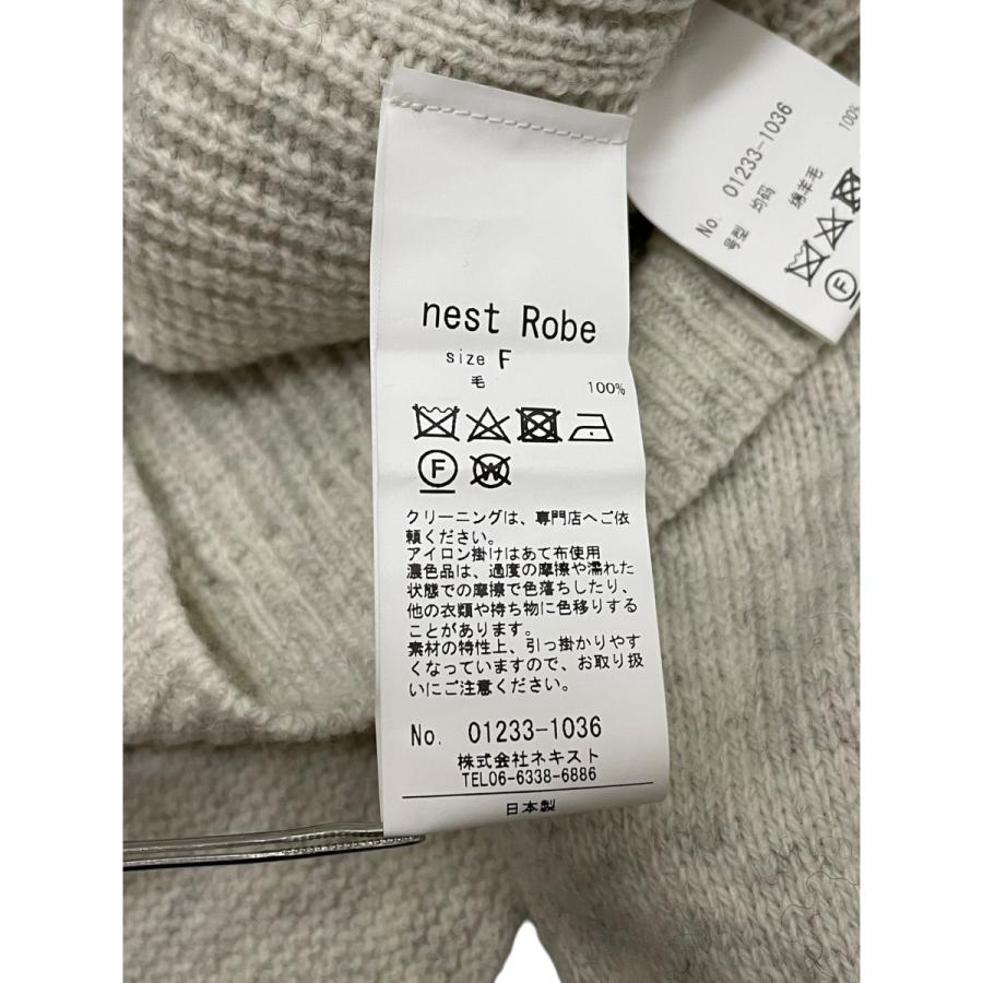 nest Robe ネストローブ 23AW ビックカラーポロニット 01233-1036 