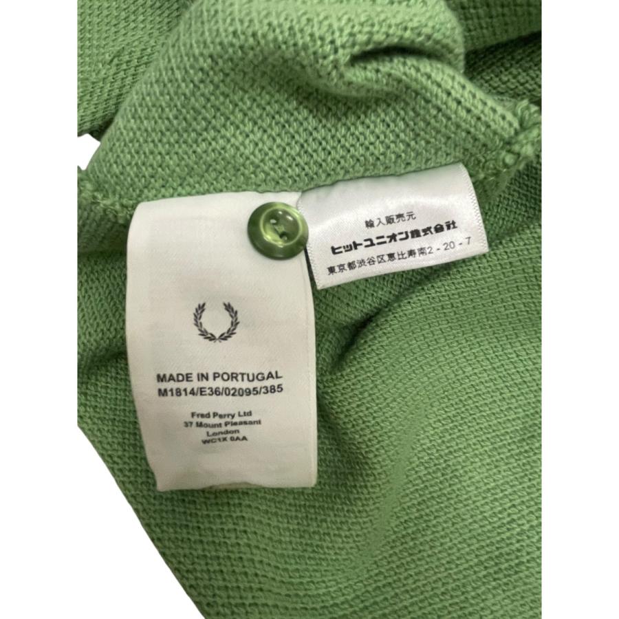 フレッドペリー 長袖ポロシャツ Mサイズ グリーン系 FRED PERRY(フレッドペリー) 長袖ポロシャツM1814 M1814