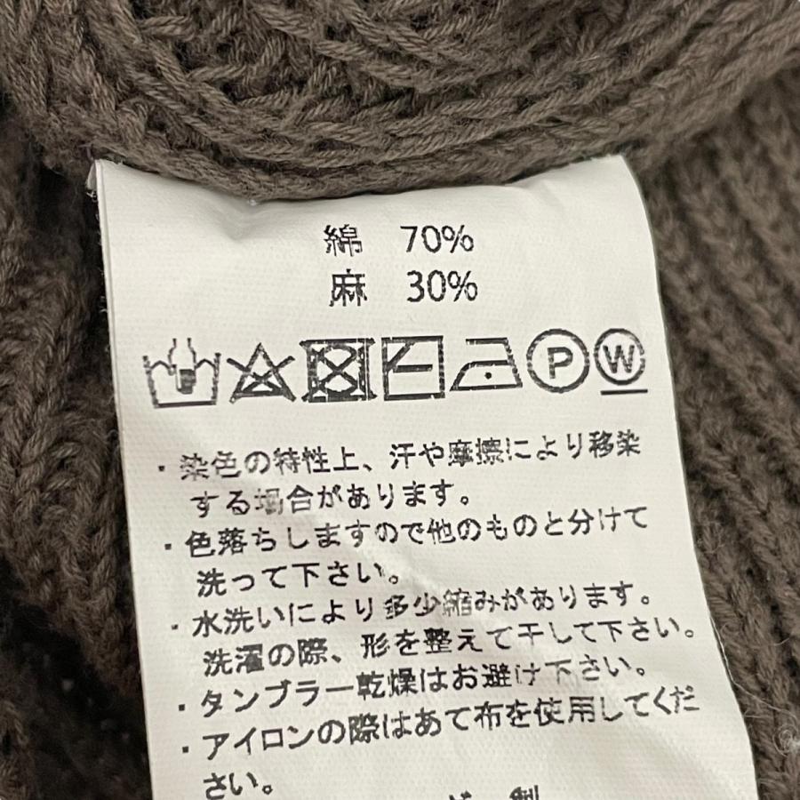 O project 【値下げ】O リネン混ニット ブラウン サイズ：M (明石店 