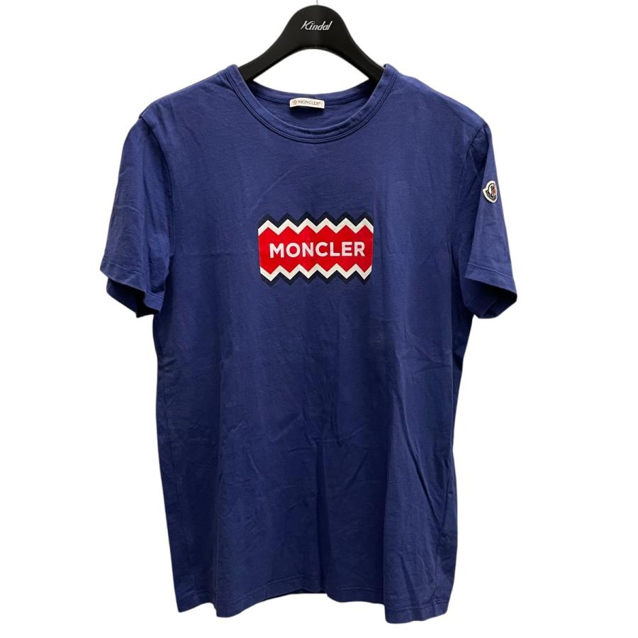 MONCLER モンクレール Tシャツ E10918037250 ネイビー サイズ：M 