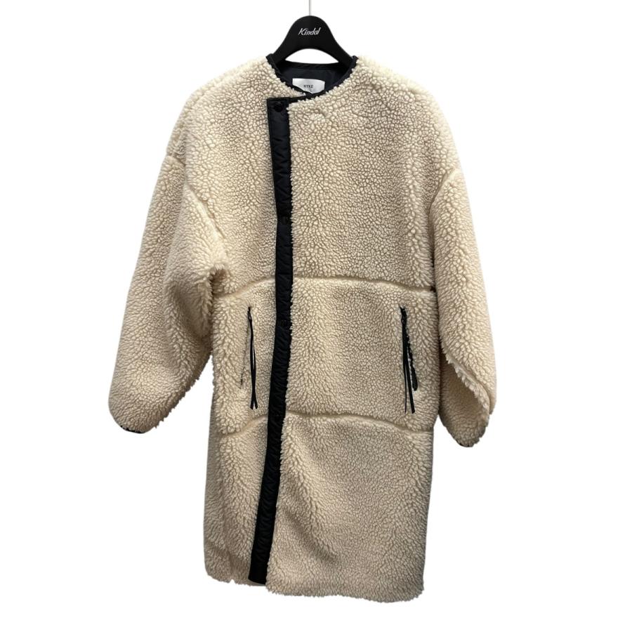 HYKE ハイク FAUX SHEARLING COAT ボアコート 192-17175 HYKE ハイク FAUX SHEARLING COAT ボアコート 192-17175