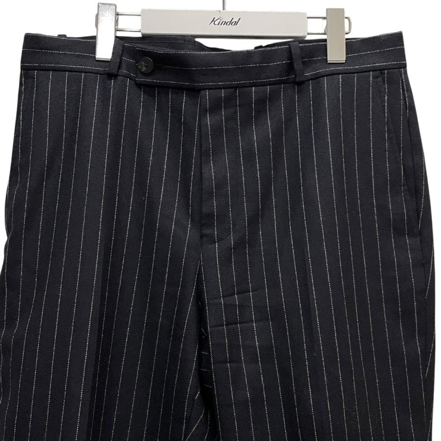 ユナイテッドアローズ ストライプパンツ Mサイズ ブラック UNITED ARROWS ユナイテッドアローズ TOKYO サキソニー