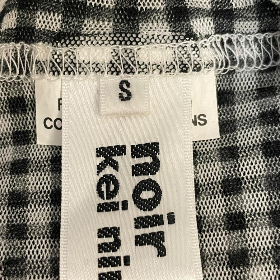 noir kei ninomiya　ギンガムチェックフリルカットソー ブラック noir kei ninomiya ギンガムチェックフリルカットソー ブラック