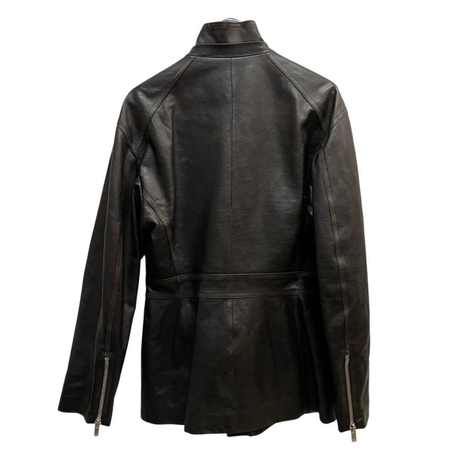 【値下げ】DIOR レザージャケット 243L411A0652 ブラック サイズ：48 (明石店)の画像