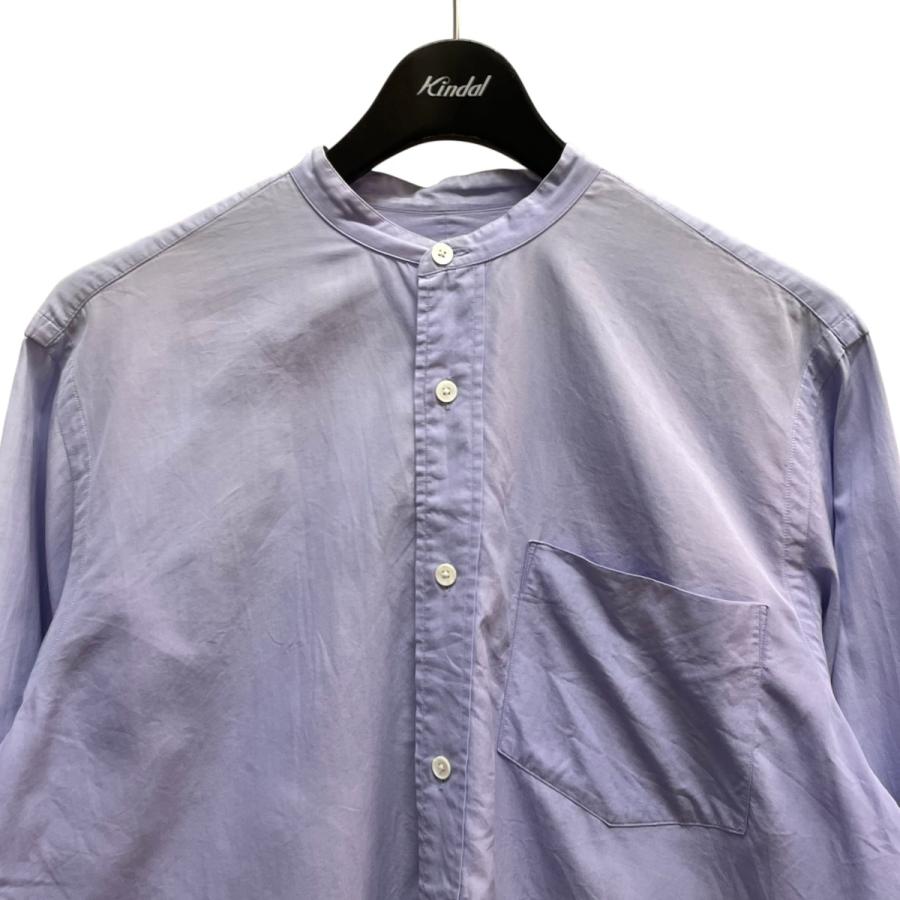 COMOLI バンドカラーシャツ コットン100% ライトブルー COMOLI（コモリ） 【値下げ】COMOLI バンドカラーシャツ P01-02002