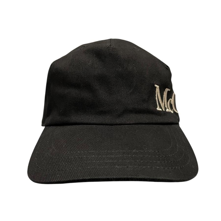 【正規品保証】新品 ALEXANDER MCQUEEN ベースボールキャップ 黒 Alexander McQueen（アレキサンダーマックイーン） キャップ ブラック