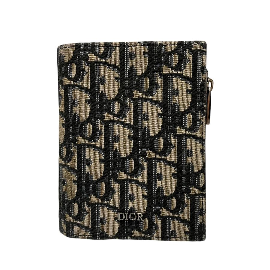 Dior 二つ折り財布 ブラック ベージュ Christian Dior（クリスチャン・ディオール） 【値下げ】DIOR