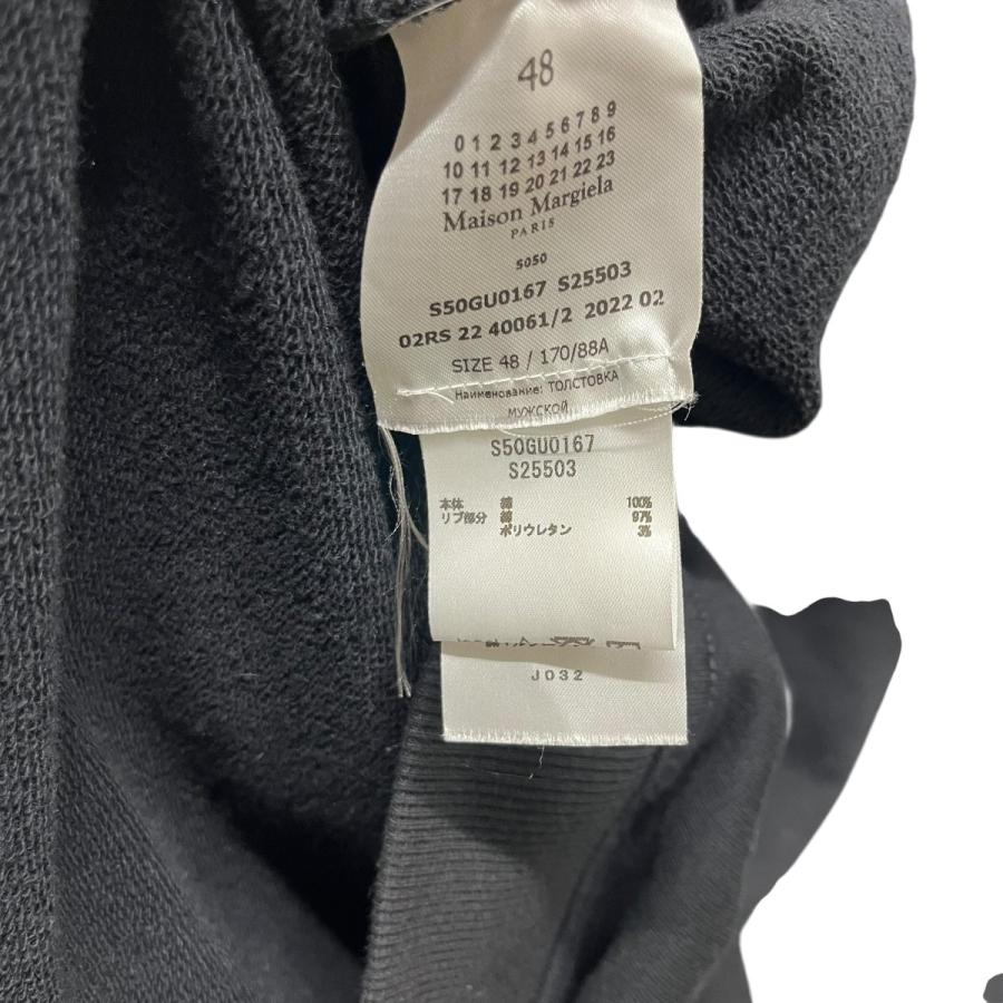 【値下げ】Maison Margiela フロントブランドロゴパーカー ブラック サイズ：48 (明石店)_4