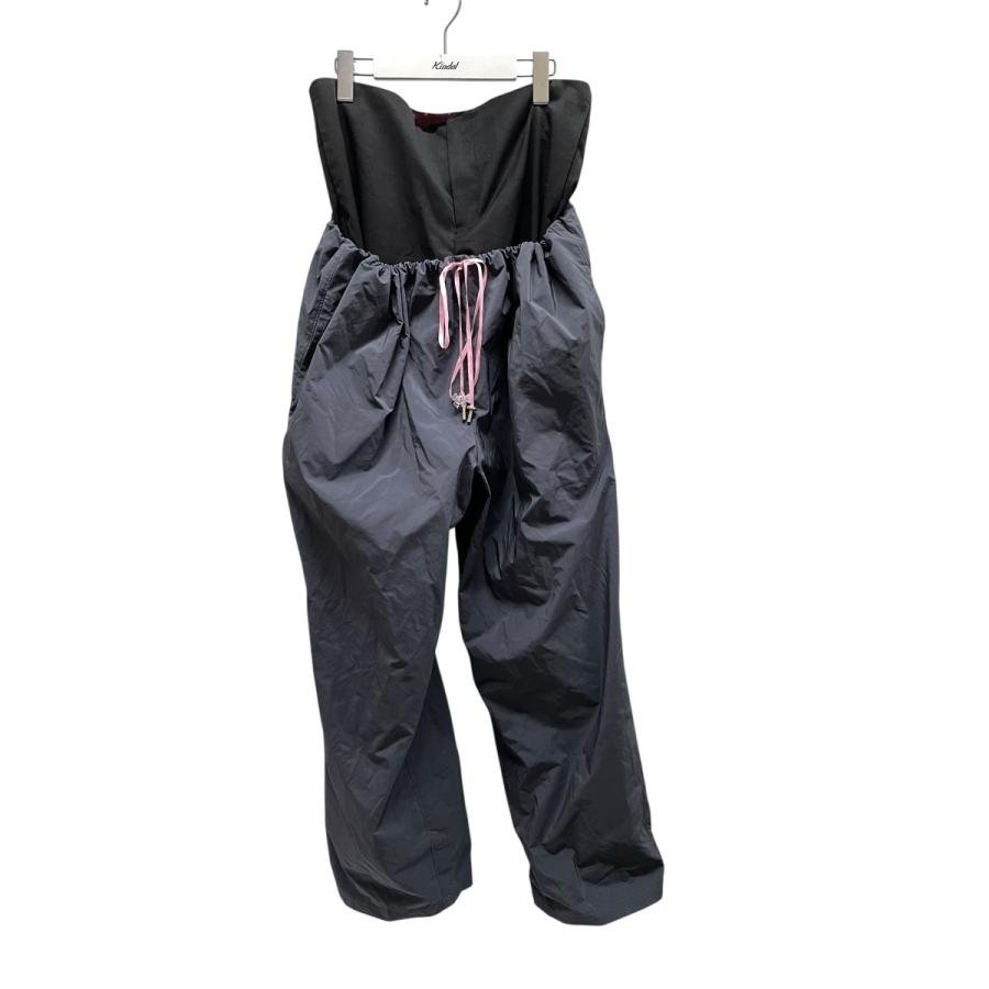 アンス ドッツローヴナー Ans Dotsloevner レイヤードパンツ ネイビー