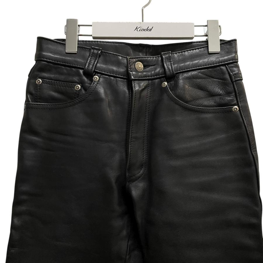 美品✨ ショット レザーパンツ USA製 ブラック W28 Schott N.Y.C（ショット） Schott レザーパンツ ブラック サイズ：28