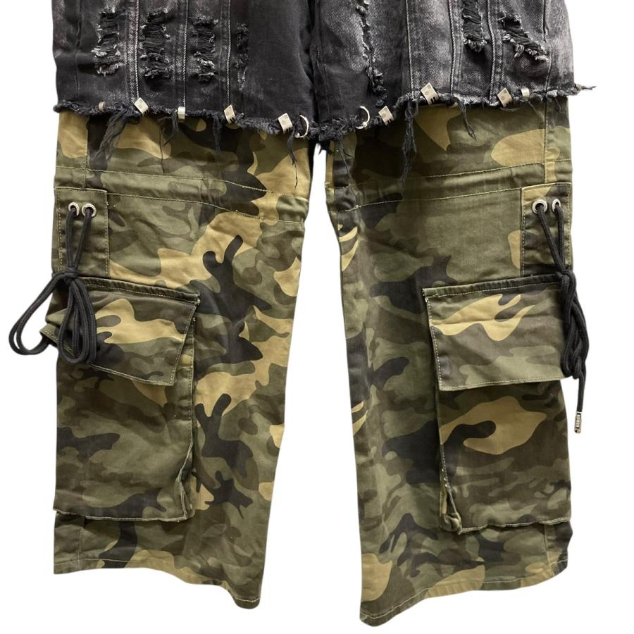 グアピ GUAPI コンバーチブル パンツ デニムパンツ ブラック サイズ