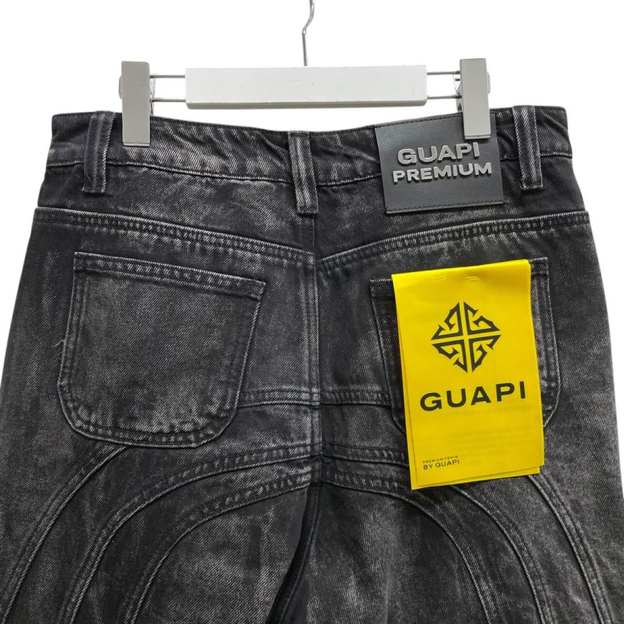 グアピ GUAPI コンバーチブル パンツ デニムパンツ ブラック サイズ