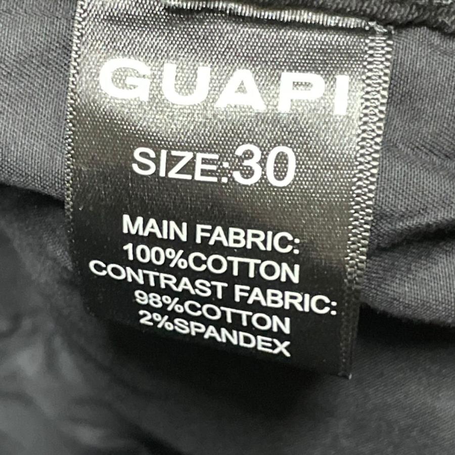 グアピ GUAPI コンバーチブル パンツ デニムパンツ ブラック サイズ