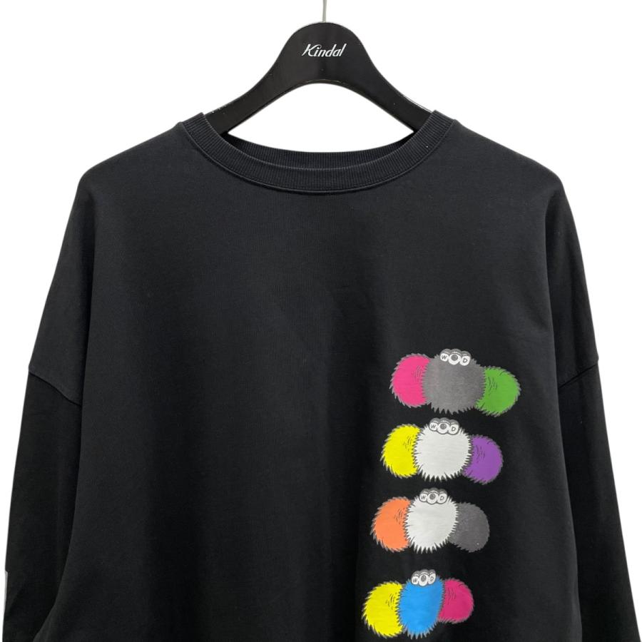 WE11DONE（ウェルダン） 長袖Tシャツ WD-TT1-22-649-U-BK ブラック 