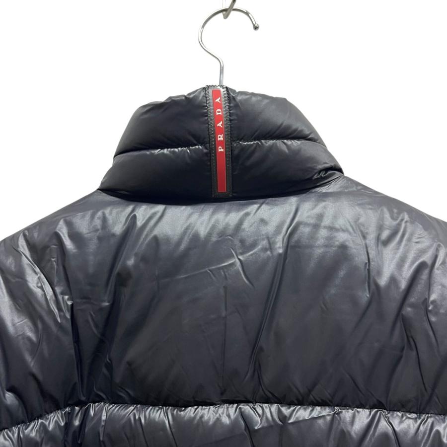 【極美品】PRADA SPORTSプラダ　ダウンジャケット カーキ&黒 フード PRADA SPORT プラダ ナイロンダウンジャケット 襟ボア 楽天市場
