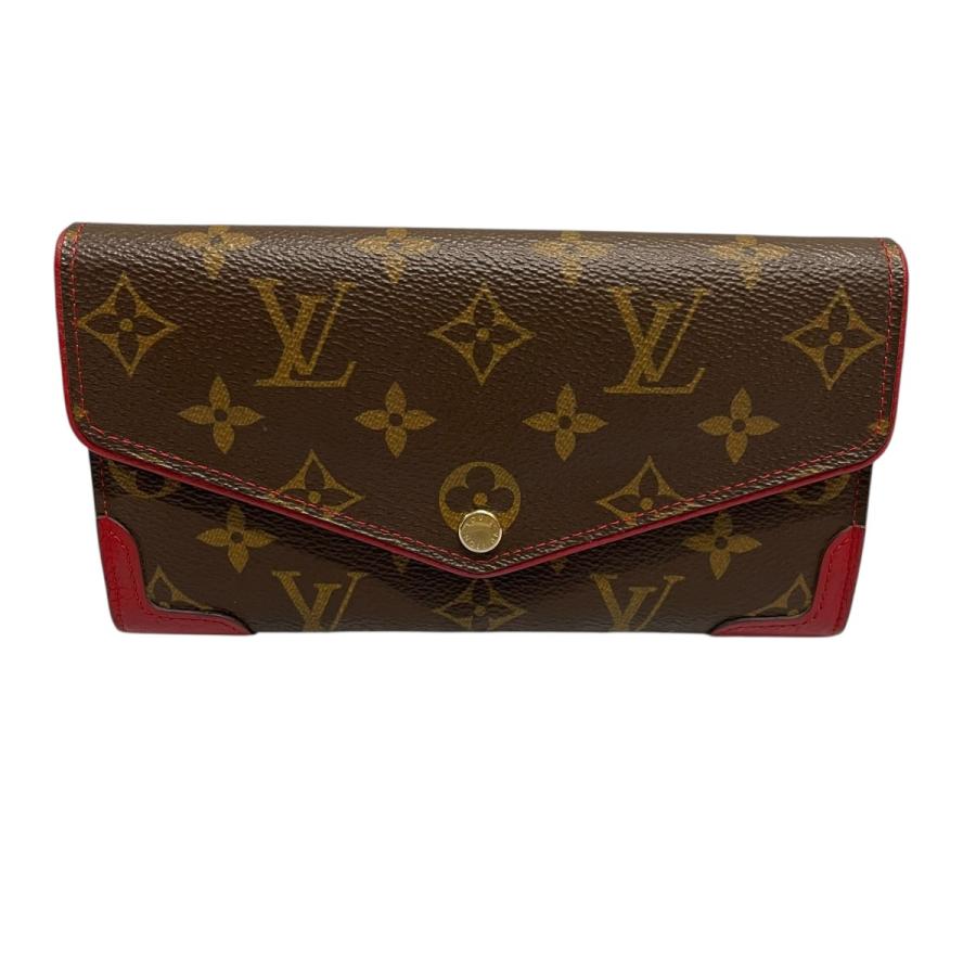 ルイヴィトン　モノグラム　ポルトフォィユ レティーロ 長財布　赤 LOUIS VUITTON（ルイ・ヴィトン） ポルトフォイユサラレティーロ 長