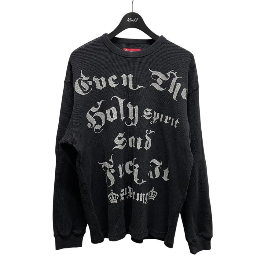 Supreme ブラック 長袖カットソー　XL Supreme（シュプリーム） Supreme 25AW Angel thermal Black 長袖