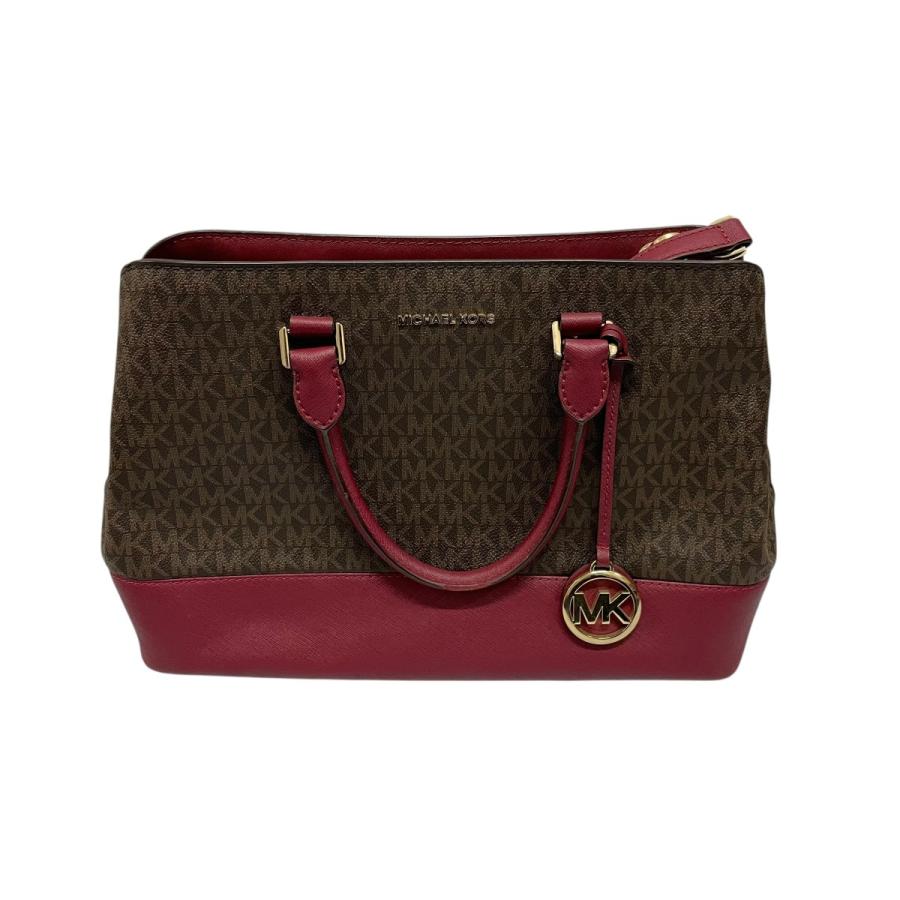 セール☆マイケルコース ブラウン ショルダー 2WAY お財布 バッグ MICHAEL KORS（マイケルコース） MICHAEL KORS 2WAYショルダーバッグ