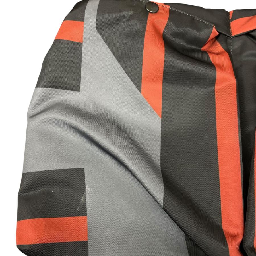 極美品 マルニ ポーター ボディバッグ ストライプ ナイロン ブラックレッド PORTER ポーター×マルニ PORTER×MARNI トートバッグ ブラック×レッド
