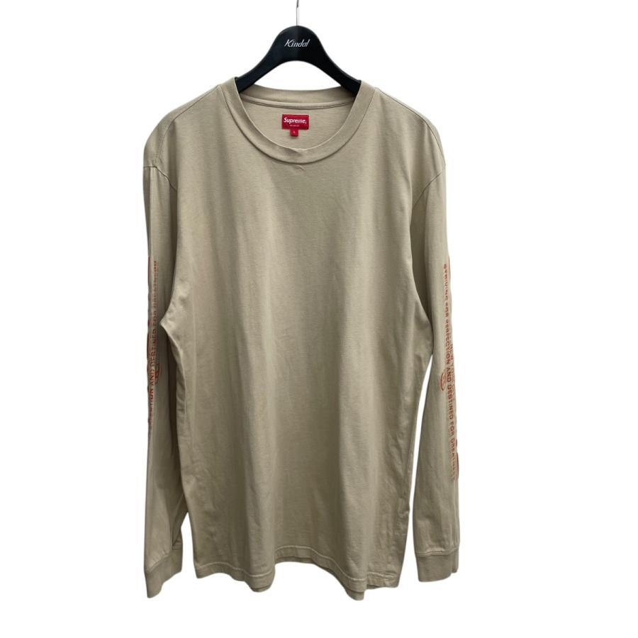 Supreme（シュプリーム） 長袖Tシャツ ベージュ サイズ：L