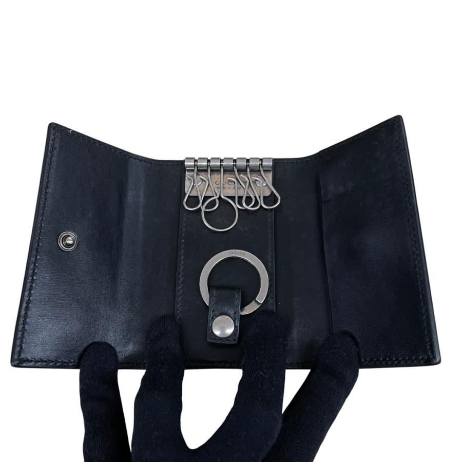 GUCCI（グッチ） 【値下げ】GUCCI キーケース 435305 ブラック (明石店