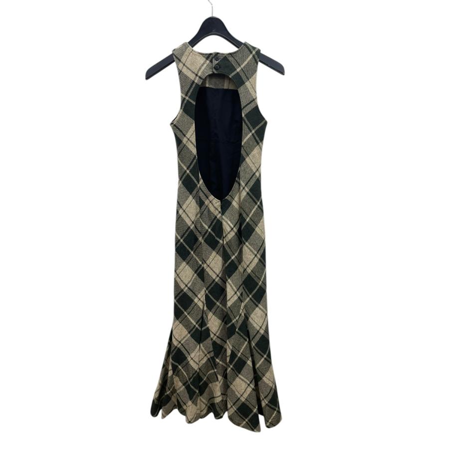 Rosarymoon ロザリームーン ROSARYMOON Bias Check Panel Dress 