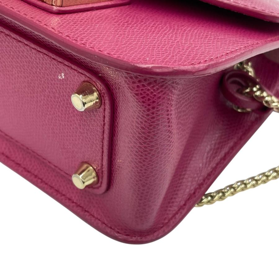 【専用】FURLA チェーンショルダーバッグ ピンク FURLA（フルラ） チェーンショルダーバッグ ピンク : カインドオル