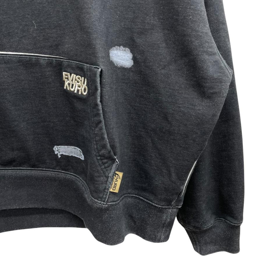 エヴィスクロ EVISU KURO パーカー ブラック サイズ：S : カインドオル
