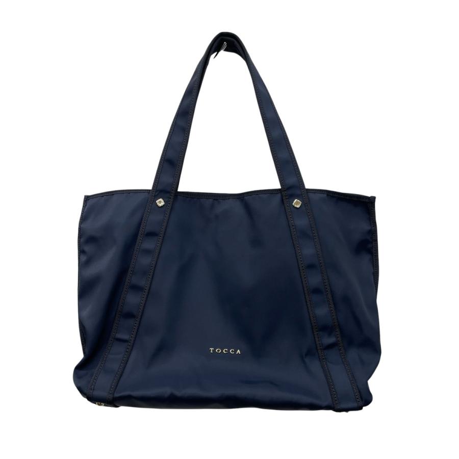 ★未使用品★ TOCCA トッカ ナイロン トートバッグ ネイビー TOCCA（トッカ） トートバッグ ネイビー : カインドオルYahoo!店
