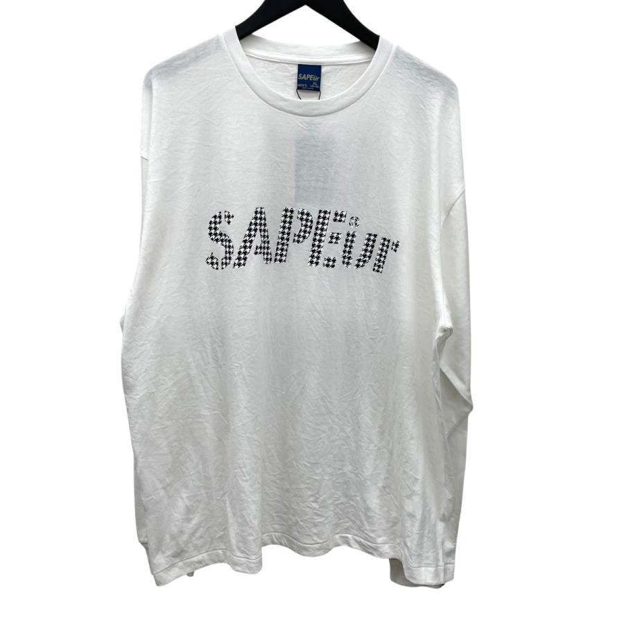 サプール SAPEur 長袖Tシャツ ホワイト サイズ：XL : カインドオル